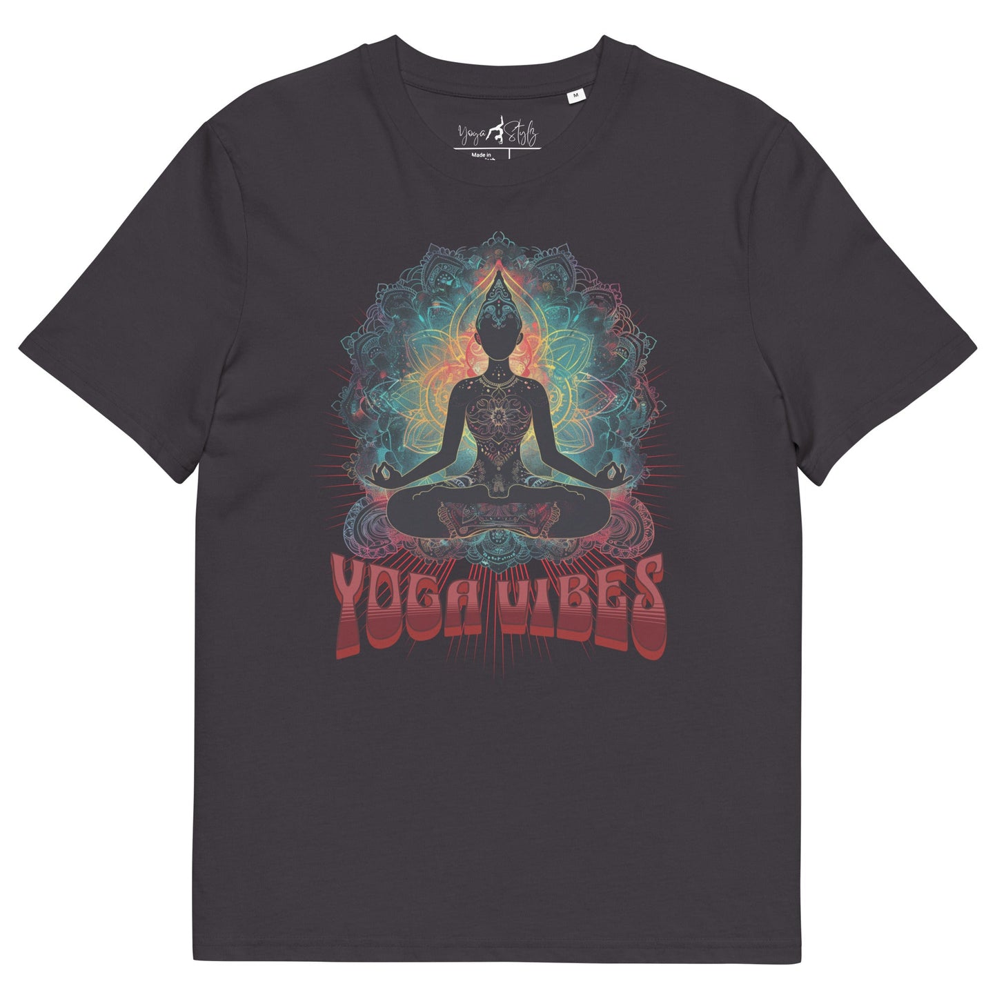 Unisex - Bio - Baumwoll - T-Shirt Achtsamkeit & Meditation - YogaStylz