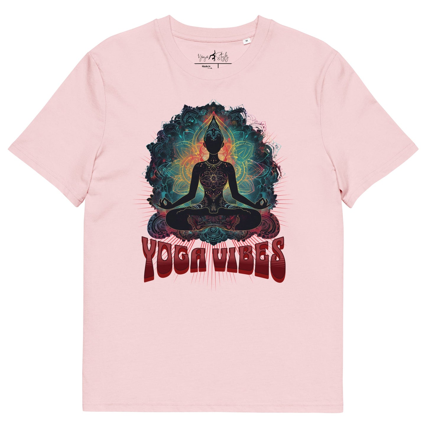 Unisex - Bio - Baumwoll - T-Shirt Achtsamkeit & Meditation - YogaStylz