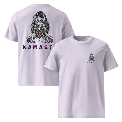 Unisex - Bio - Baumwoll - T-Shirt Chakra Namaste Boho Yoga - YogaStylz