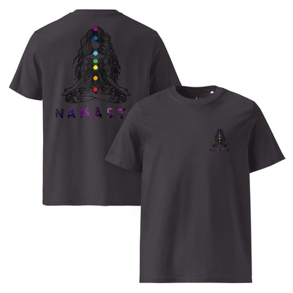 Unisex - Bio - Baumwoll - T-Shirt Chakra Namaste Boho Yoga - YogaStylz