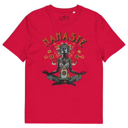 Unisex - Bio - Baumwoll - T-Shirt meditierender Frau - YogaStylz