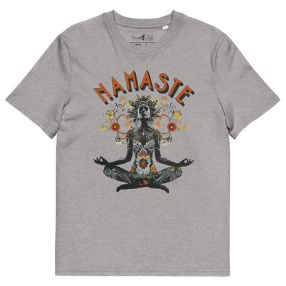 Unisex - Bio - Baumwoll - T-Shirt meditierender Frau - YogaStylz