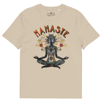Unisex - Bio - Baumwoll - T-Shirt meditierender Frau - YogaStylz