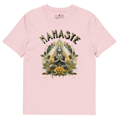 Unisex - Bio - Baumwoll - T-Shirt Namaste Boho Yoga - YogaStylz