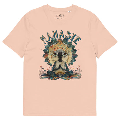 Unisex - Bio - Baumwoll - T-Shirt Namaste Boho Yoga - YogaStylz