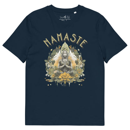 Unisex - Bio - Baumwoll - T-Shirt Namaste Boho Yoga - YogaStylz