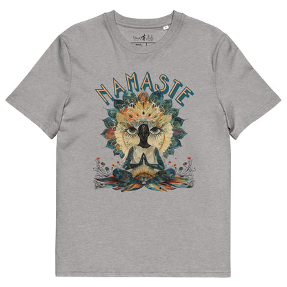 Unisex - Bio - Baumwoll - T-Shirt Namaste Boho Yoga - YogaStylz