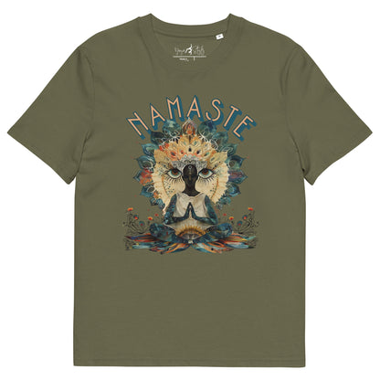 Unisex - Bio - Baumwoll - T-Shirt Namaste Boho Yoga - YogaStylz
