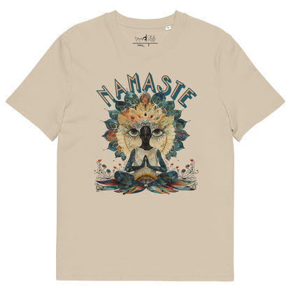 Unisex - Bio - Baumwoll - T-Shirt Namaste Boho Yoga - YogaStylz