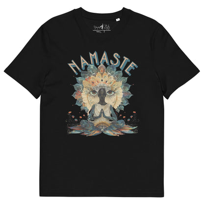 Unisex - Bio - Baumwoll - T-Shirt Namaste Boho Yoga - YogaStylz
