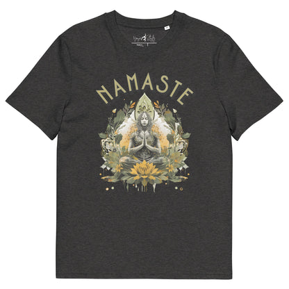 Unisex - Bio - Baumwoll - T-Shirt Namaste Boho Yoga - YogaStylz