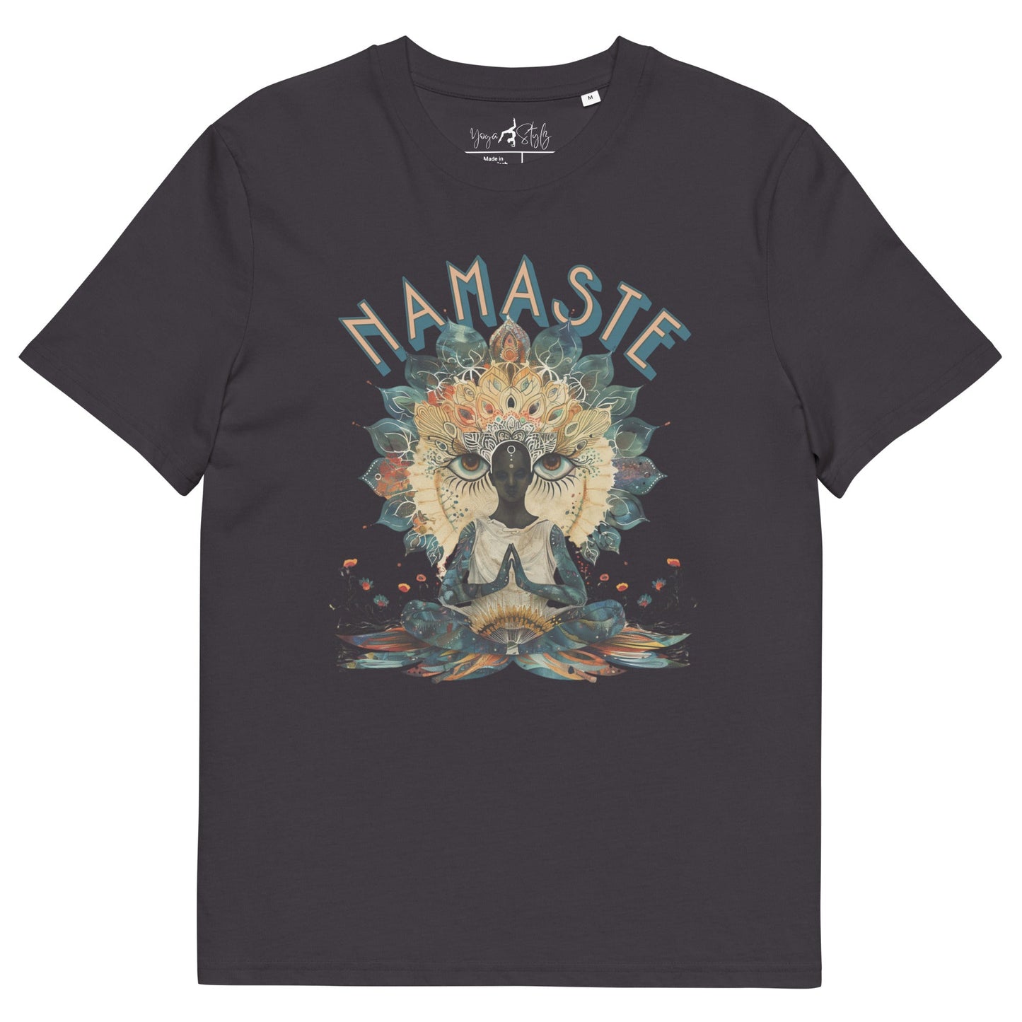 Unisex - Bio - Baumwoll - T-Shirt Namaste Boho Yoga - YogaStylz