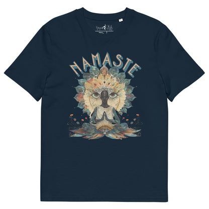 Unisex - Bio - Baumwoll - T-Shirt Namaste Boho Yoga - YogaStylz