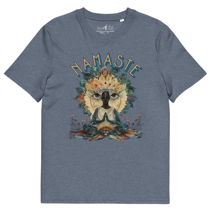 Unisex - Bio - Baumwoll - T-Shirt Namaste Boho Yoga - YogaStylz