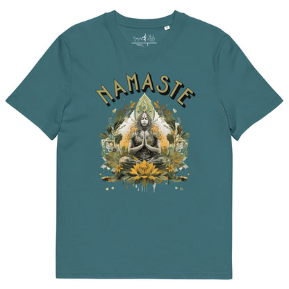 Unisex - Bio - Baumwoll - T-Shirt Namaste Boho Yoga - YogaStylz