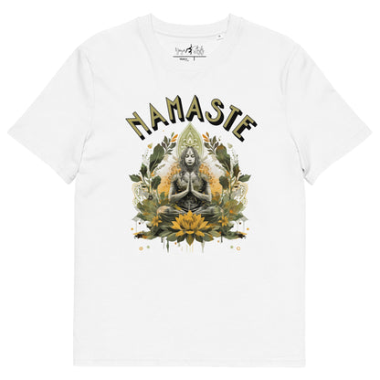 Unisex - Bio - Baumwoll - T-Shirt Namaste Boho Yoga - YogaStylz
