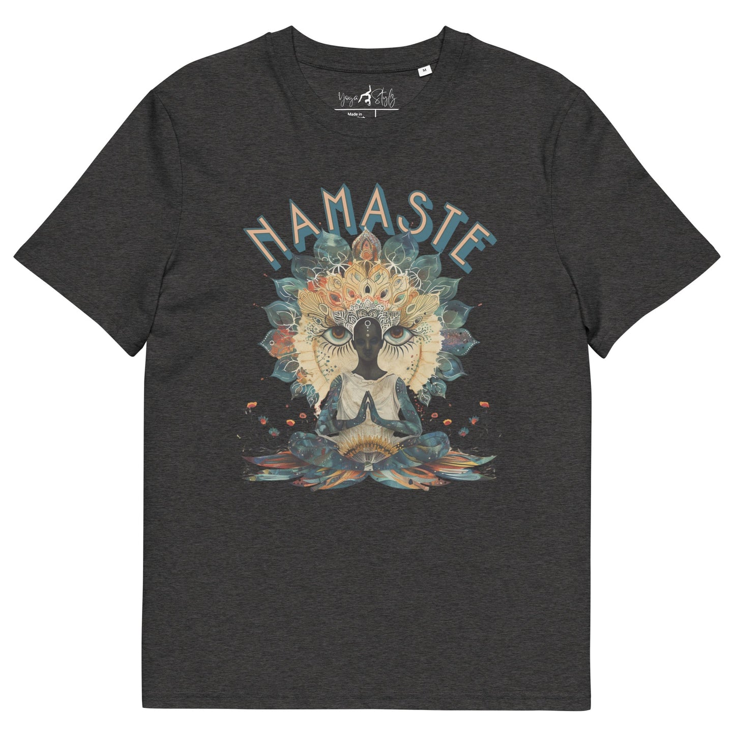 Unisex - Bio - Baumwoll - T-Shirt Namaste Boho Yoga - YogaStylz