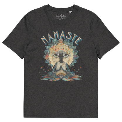 Unisex - Bio - Baumwoll - T-Shirt Namaste Boho Yoga - YogaStylz