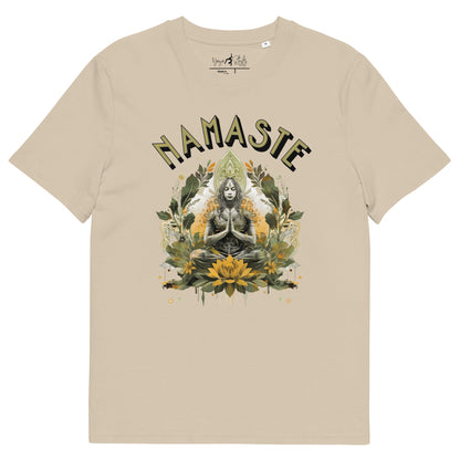 Unisex - Bio - Baumwoll - T-Shirt Namaste Boho Yoga - YogaStylz