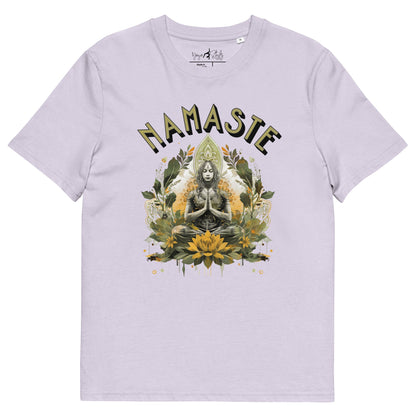 Unisex - Bio - Baumwoll - T-Shirt Namaste Boho Yoga - YogaStylz