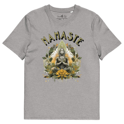 Unisex - Bio - Baumwoll - T-Shirt Namaste Boho Yoga - YogaStylz