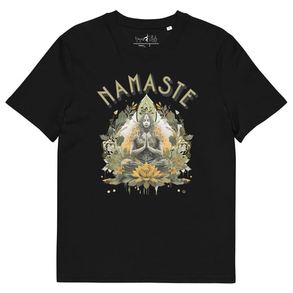 Unisex - Bio - Baumwoll - T-Shirt Namaste Boho Yoga - YogaStylz