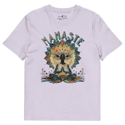 Unisex - Bio - Baumwoll - T-Shirt Namaste Boho Yoga - YogaStylz