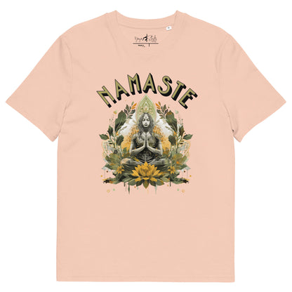 Unisex - Bio - Baumwoll - T-Shirt Namaste Boho Yoga - YogaStylz