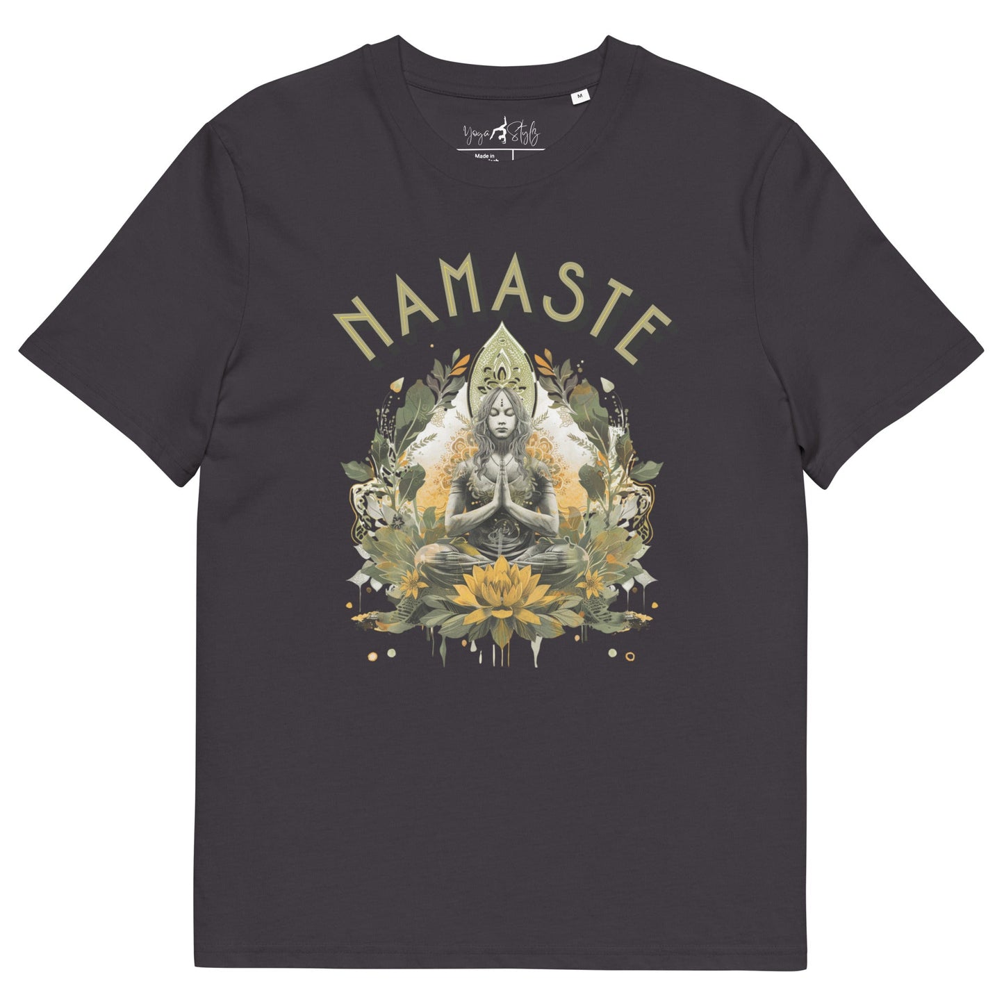 Unisex - Bio - Baumwoll - T-Shirt Namaste Boho Yoga - YogaStylz