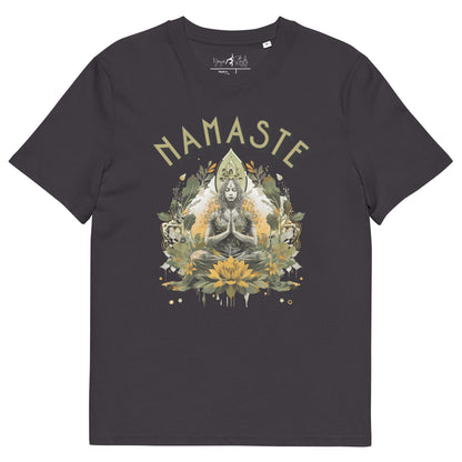 Unisex - Bio - Baumwoll - T-Shirt Namaste Boho Yoga - YogaStylz