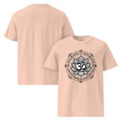 Unisex - Bio - Baumwoll - T-Shirt Om Lotus T-Shirt – Achtsamkeit zum Anziehen - YogaStylz