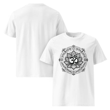 Unisex - Bio - Baumwoll - T-Shirt Om Lotus T-Shirt – Achtsamkeit zum Anziehen - YogaStylz