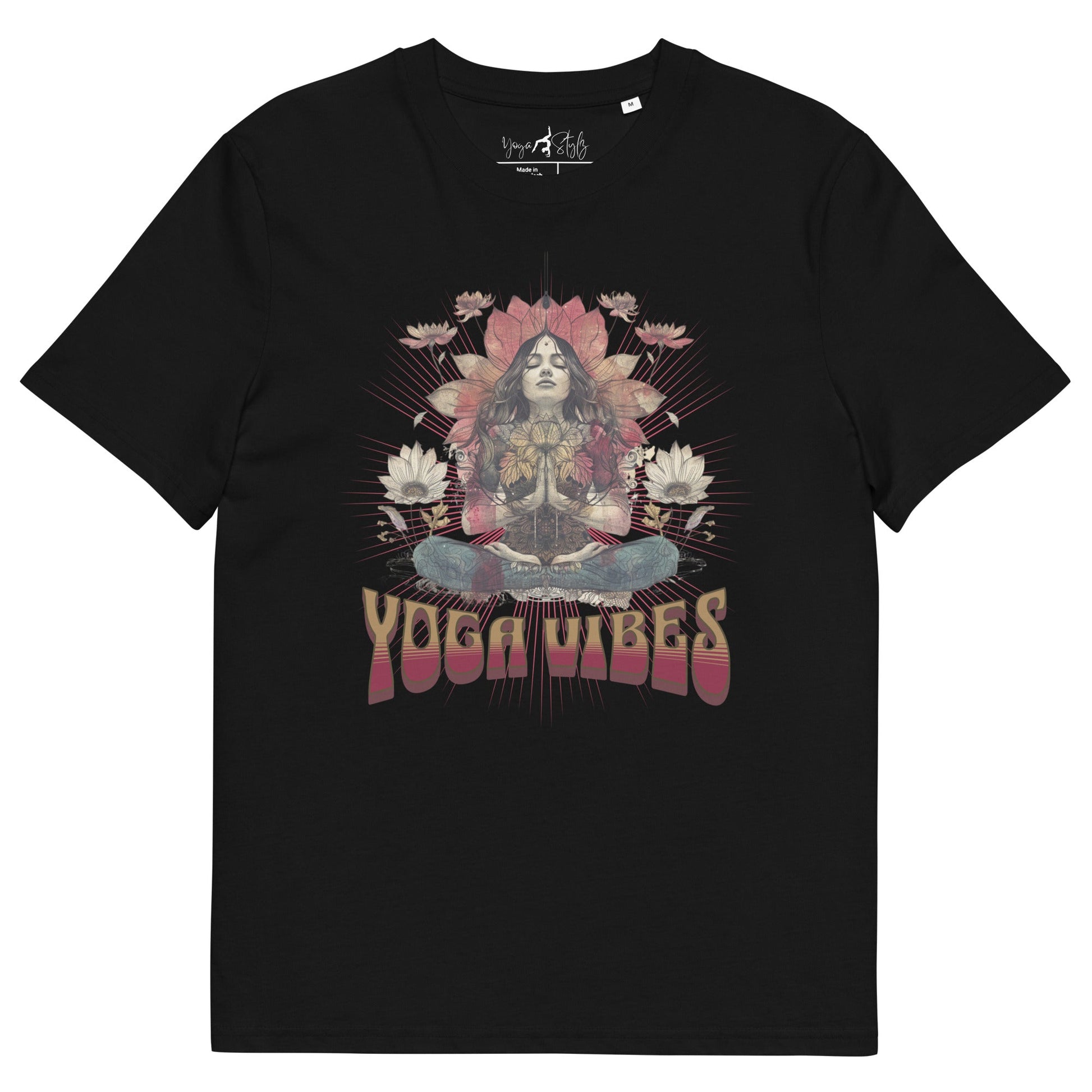 Unisex - Bio - Baumwoll - T-Shirt Spirituelles Hippie Shirt - YogaStylz
