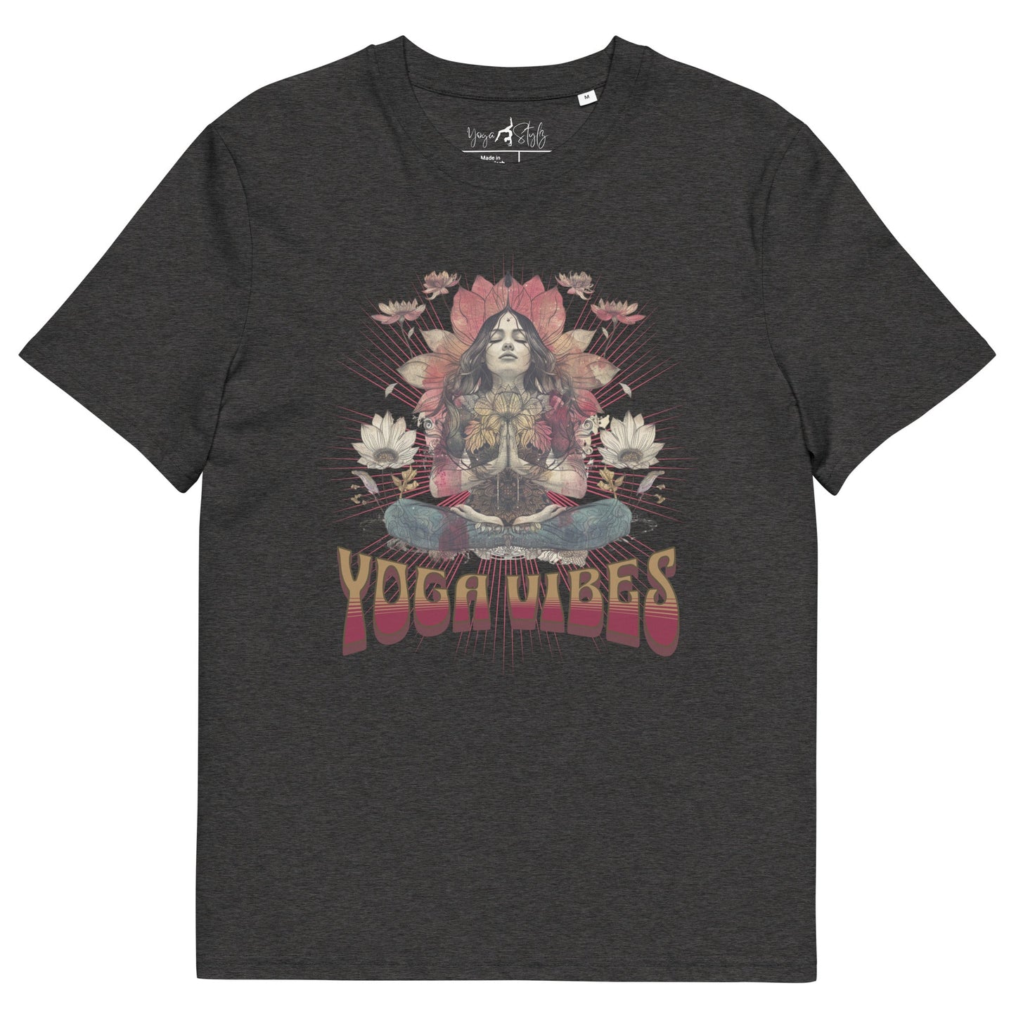 Unisex - Bio - Baumwoll - T-Shirt Spirituelles Hippie Shirt - YogaStylz