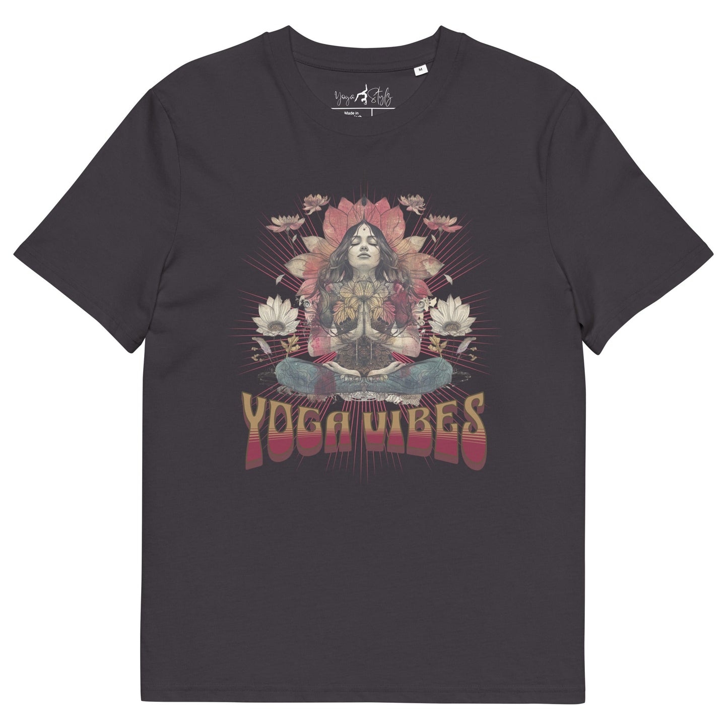 Unisex - Bio - Baumwoll - T-Shirt Spirituelles Hippie Shirt - YogaStylz