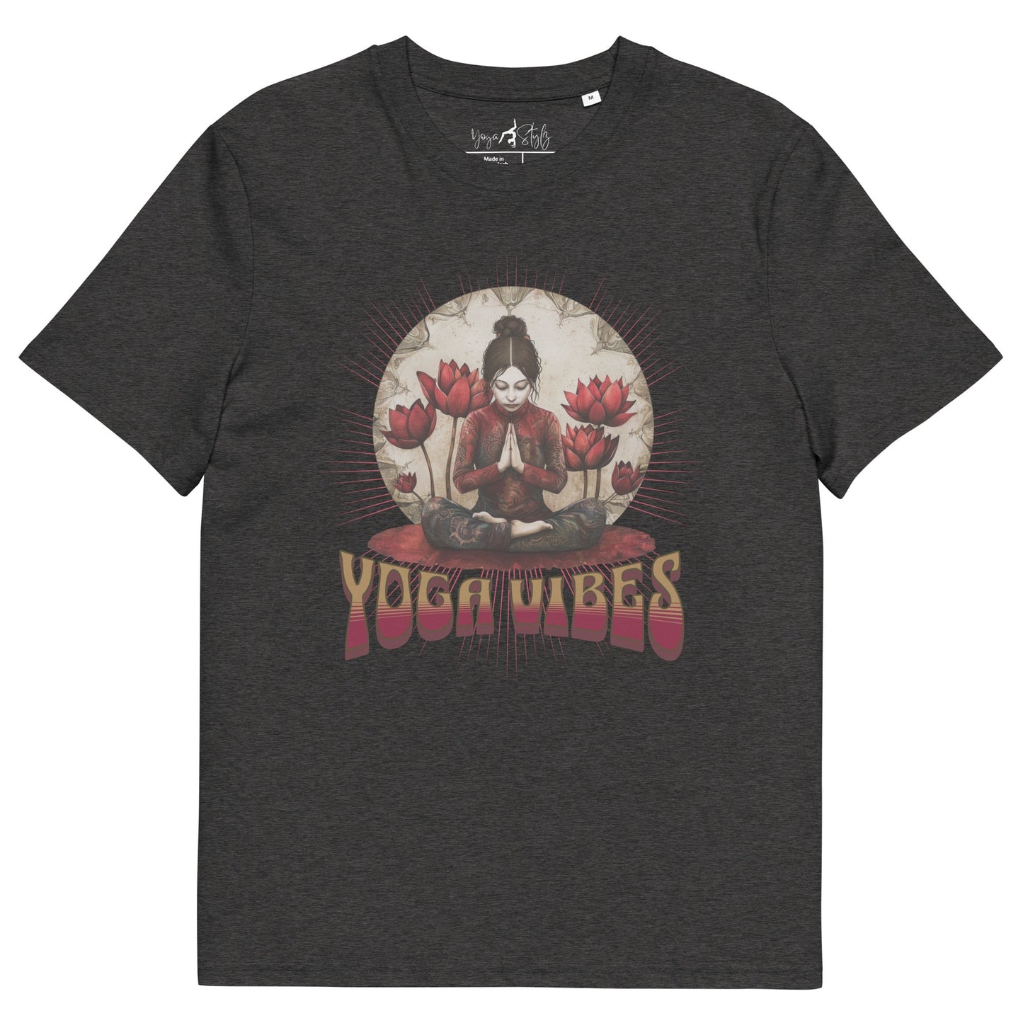Unisex - Bio - Baumwoll - T-Shirt Spirituelles Retro Shirt - YogaStylz
