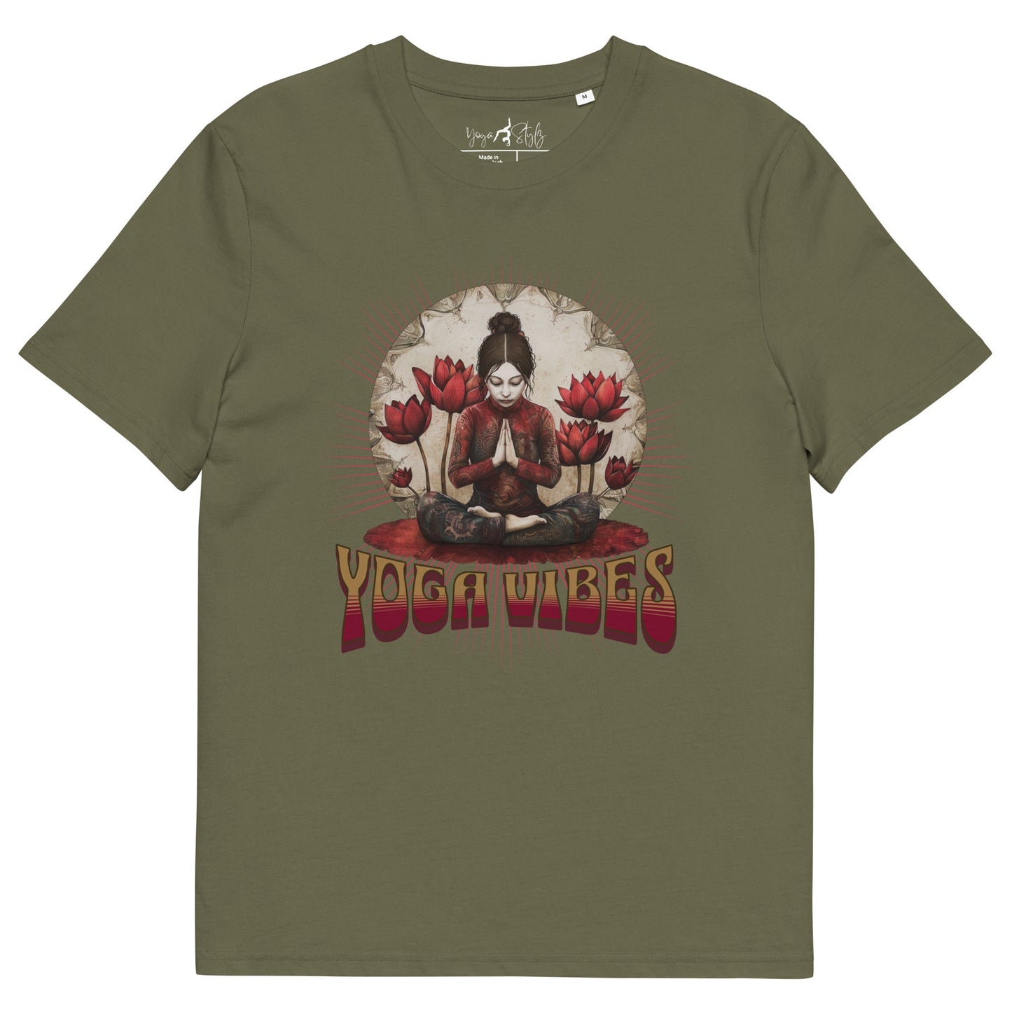 Unisex - Bio - Baumwoll - T-Shirt Spirituelles Retro Shirt - YogaStylz