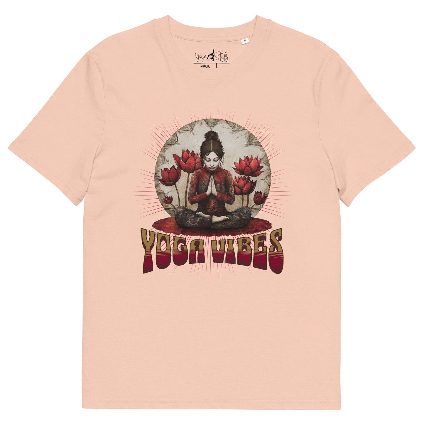 Unisex - Bio - Baumwoll - T-Shirt Spirituelles Retro Shirt - YogaStylz
