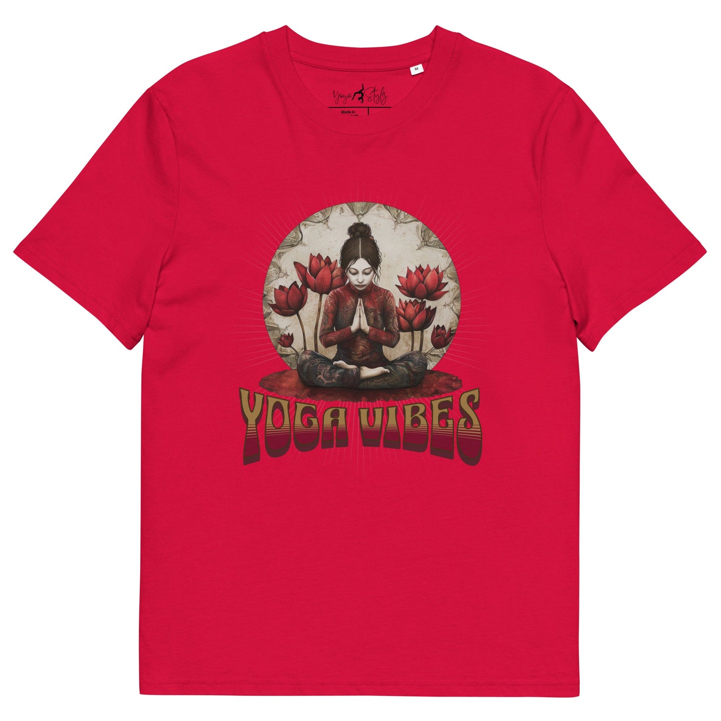 Unisex - Bio - Baumwoll - T-Shirt Spirituelles Retro Shirt - YogaStylz