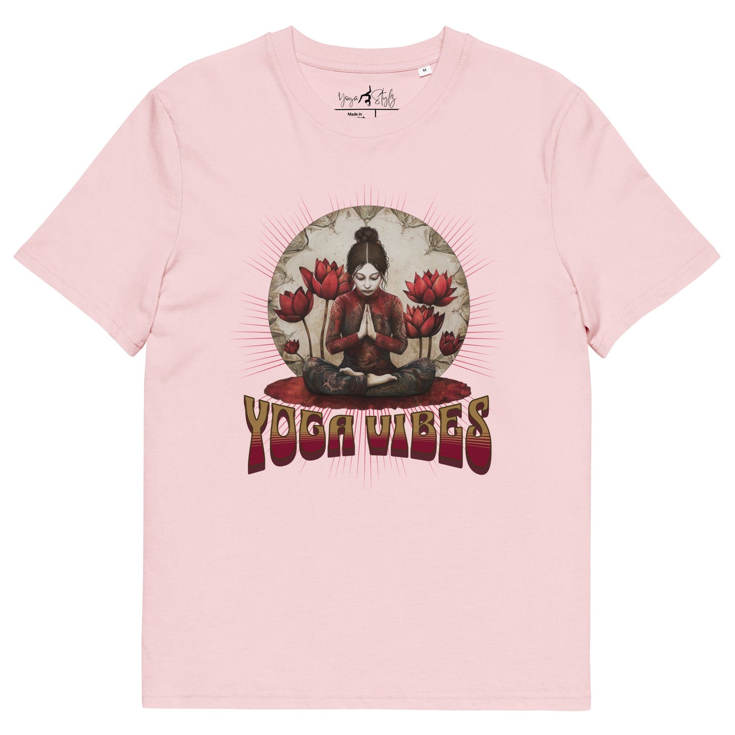 Unisex - Bio - Baumwoll - T-Shirt Spirituelles Retro Shirt - YogaStylz