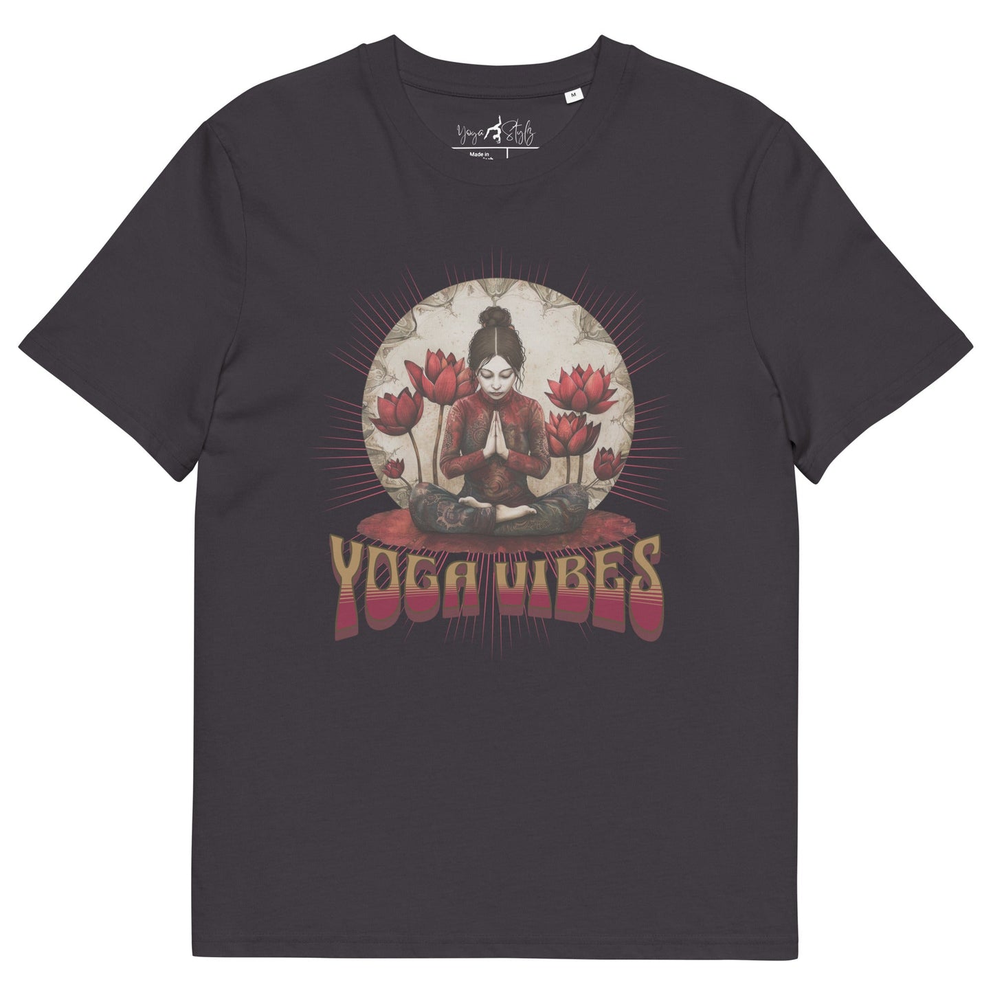 Unisex - Bio - Baumwoll - T-Shirt Spirituelles Retro Shirt - YogaStylz