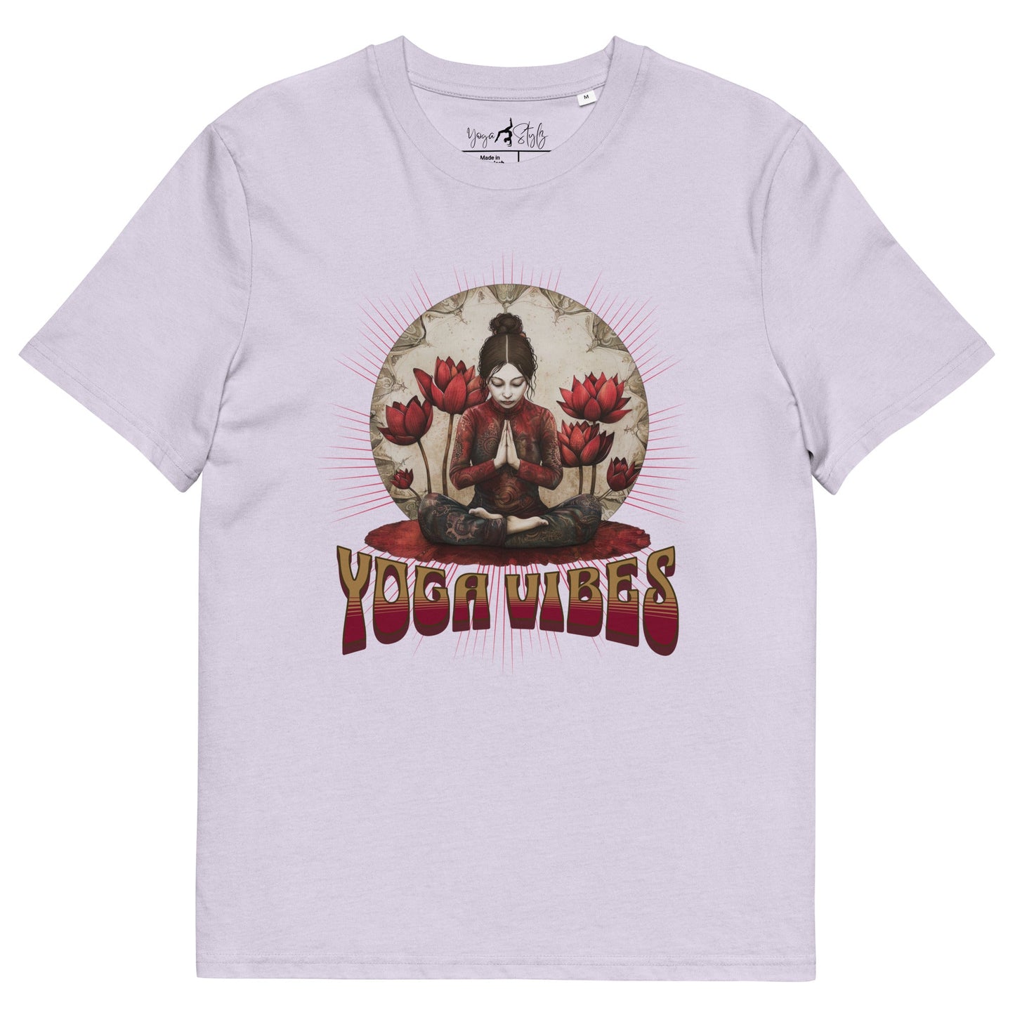 Unisex - Bio - Baumwoll - T-Shirt Spirituelles Retro Shirt - YogaStylz