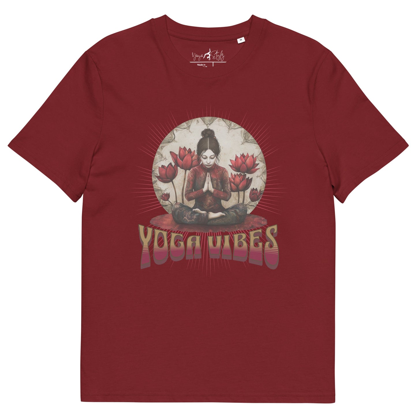 Unisex - Bio - Baumwoll - T-Shirt Spirituelles Retro Shirt - YogaStylz