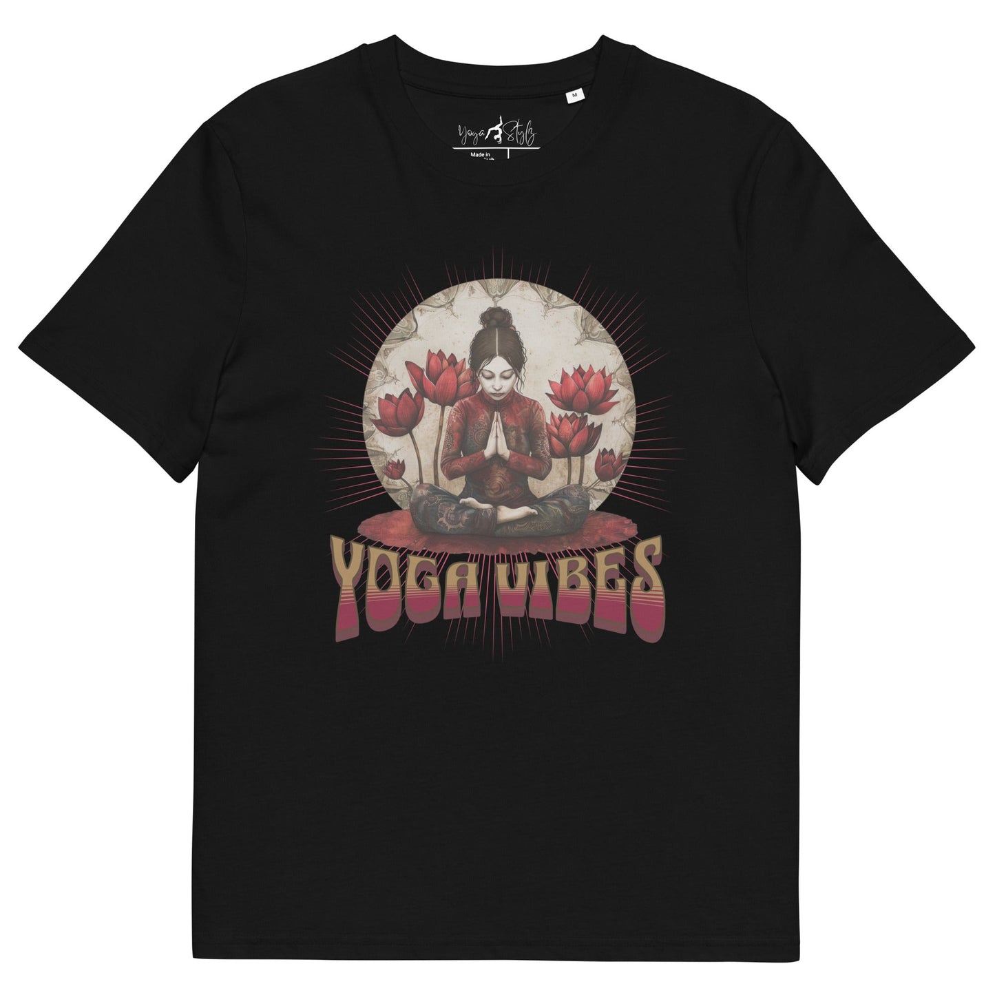Unisex - Bio - Baumwoll - T-Shirt Spirituelles Retro Shirt - YogaStylz