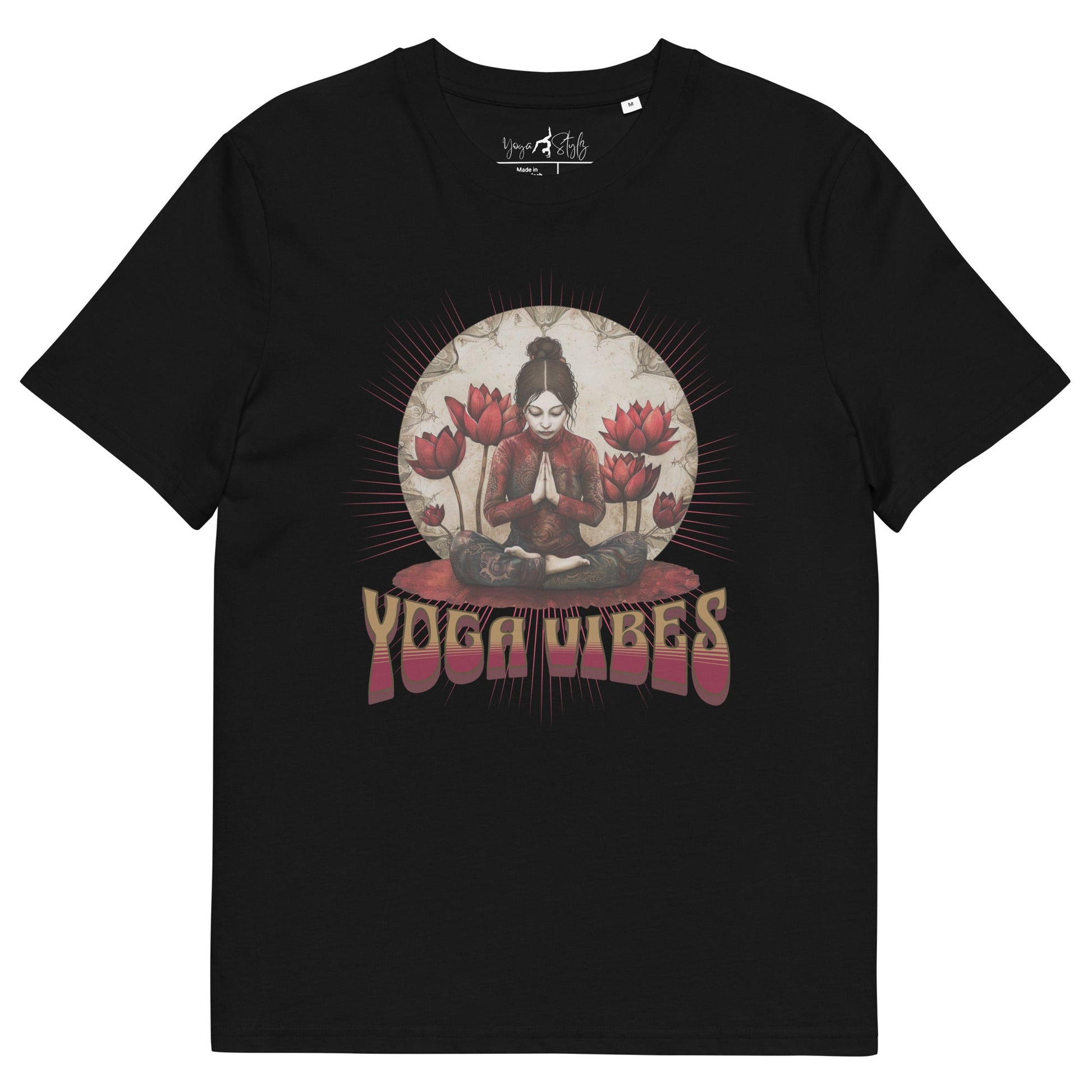 Unisex - Bio - Baumwoll - T-Shirt Spirituelles Retro Shirt - YogaStylz
