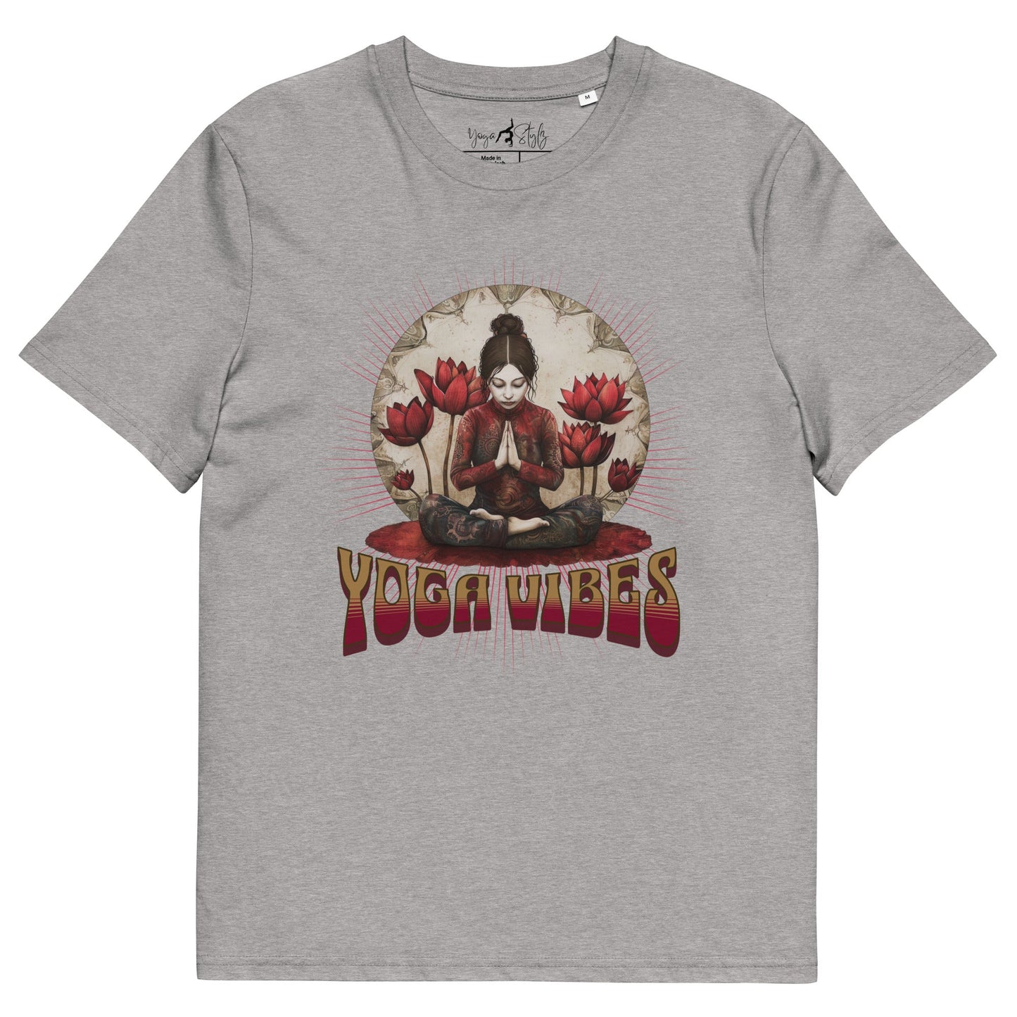 Unisex - Bio - Baumwoll - T-Shirt Spirituelles Retro Shirt - YogaStylz