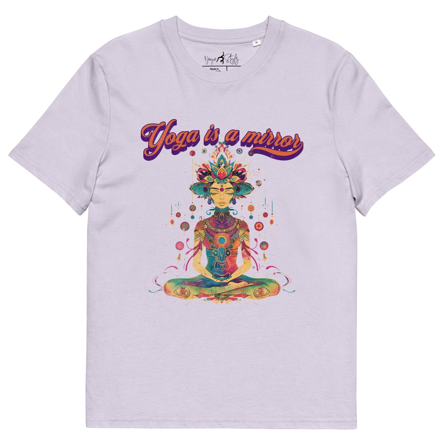 Unisex - Bio - Baumwoll - T-Shirt Yoga is a Mirror - YogaStylz