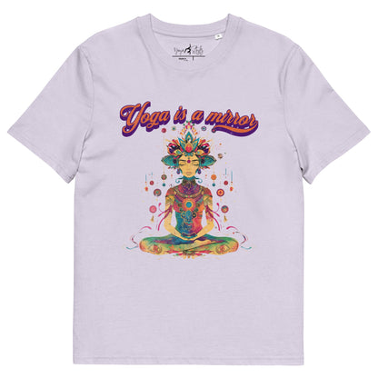 Unisex - Bio - Baumwoll - T-Shirt Yoga is a Mirror - YogaStylz