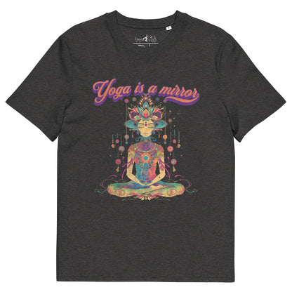 Unisex - Bio - Baumwoll - T-Shirt Yoga is a Mirror - YogaStylz