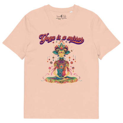 Unisex - Bio - Baumwoll - T-Shirt Yoga is a Mirror - YogaStylz